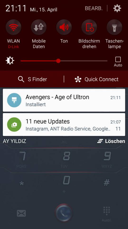 Galaxy Note 3 in Galaxy S6