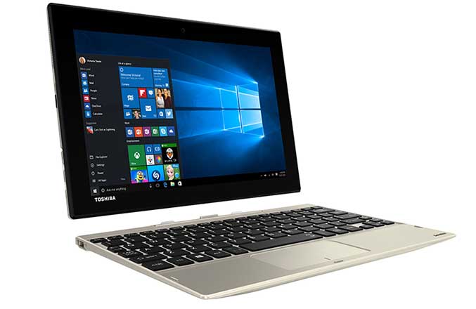 Toshiba Satellite Click 10: passa da notebook a tablet con un click
