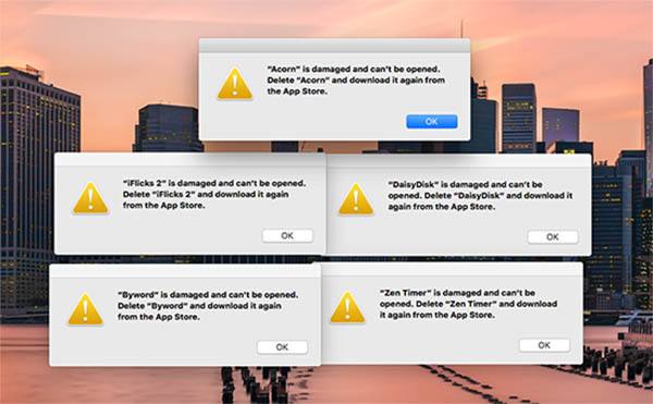 Mac App Store problemi licenza