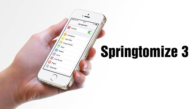 Springtomize 3 presto compatibile con iOS 9