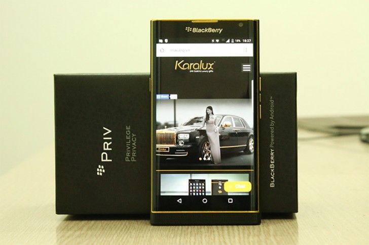 BlackBerry Priv Gold