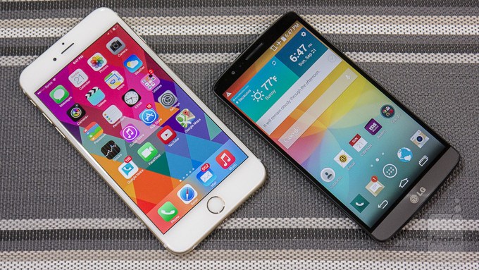 iPhone 6s Plus vs LG G4