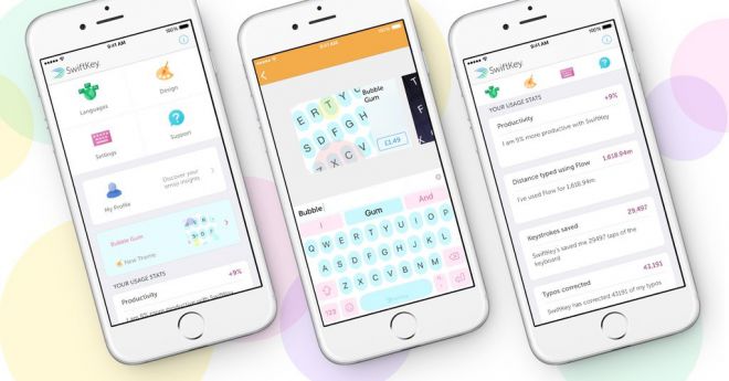Aggiornamento di Swiftkey per iOS, temi dinamici?