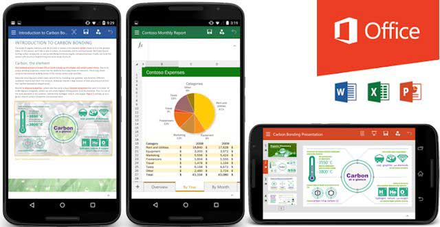 Le app di Microsoft Office si aggiornano su Android
