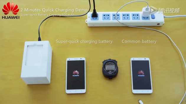 Huawei sperimenta una nuova ricarica rapida