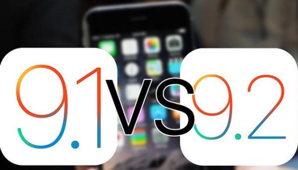 iOS 9 confronto delle tra la nuova e vecchia versione