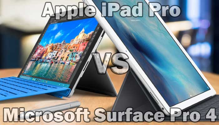 Apple iPad Pro vs Microsoft Surface Pro 4