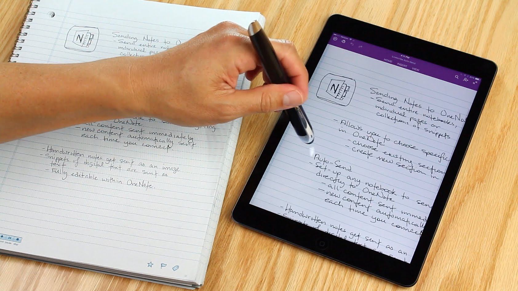 Smartpen LiveScribe 3 penna digitale che scrive su iPad