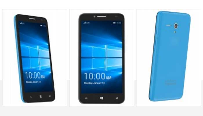 Alcatel OneTouch Fierce XL: lanciato un altro entry level Windows 10 Mobile