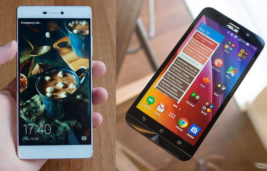 asus zenfone 2 vs huawei p8