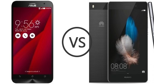 asus zenfone 2 vs huawei p8