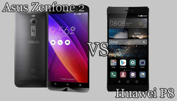 asus zenfone 2 vs huawei p8