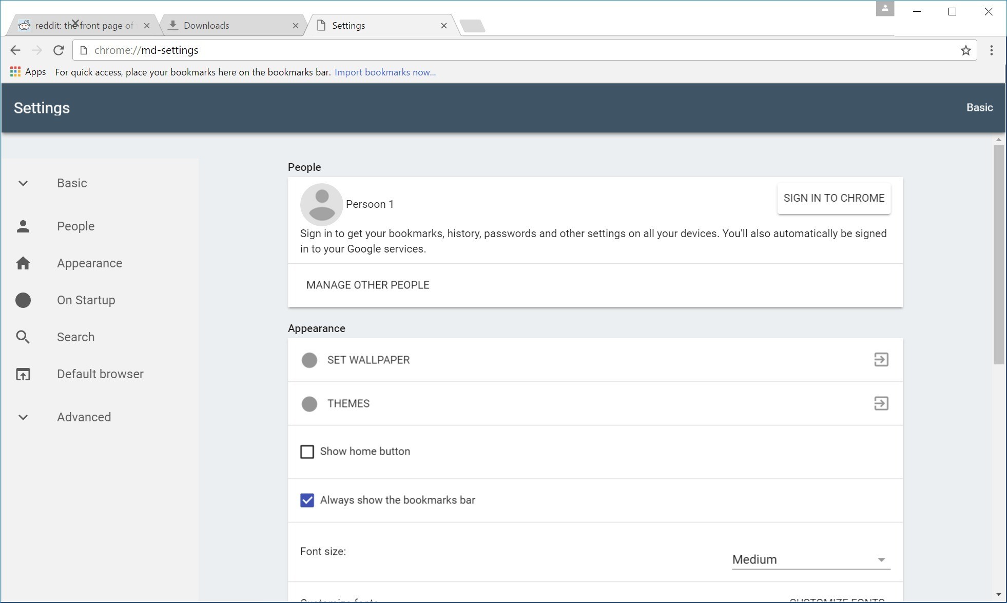 Browser Google Chrome