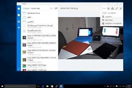 Nuovo aggiornamento Dropbox per Windows 10, in arrivo anche per mobile