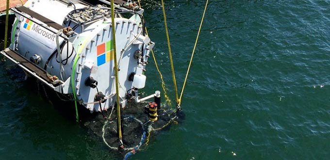 I server Microsoft potrebbero presto finire sottacqua