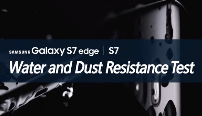 Samsung Galaxy S7 video conferma resistenza ad acqua e polvere