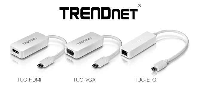 TRENDnet lancia la nuova linea di adattatori USB-C
