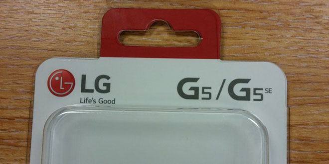 LG G5 SE confermato dalla cover ufficiale dello smartphone LG