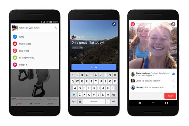Facebook Live Streaming Android