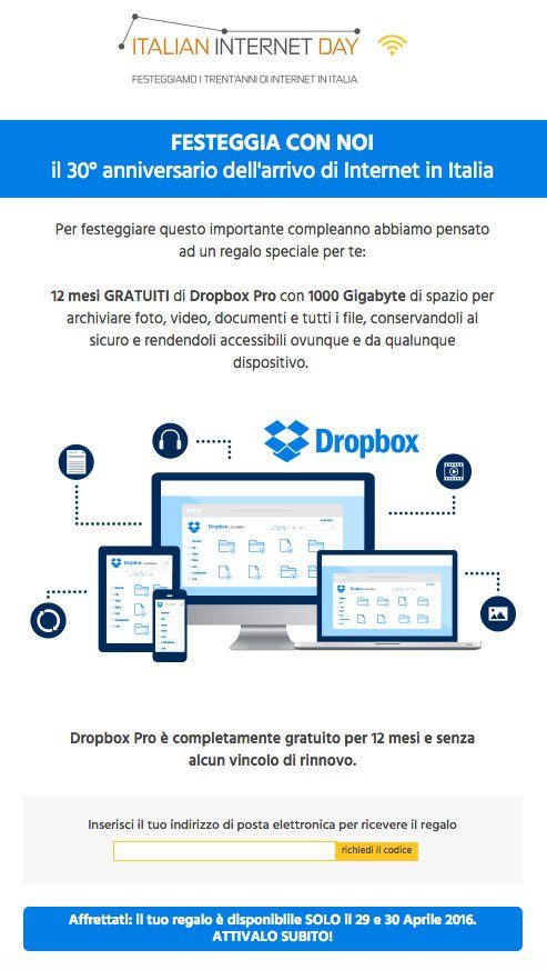Fastweb Dropbox