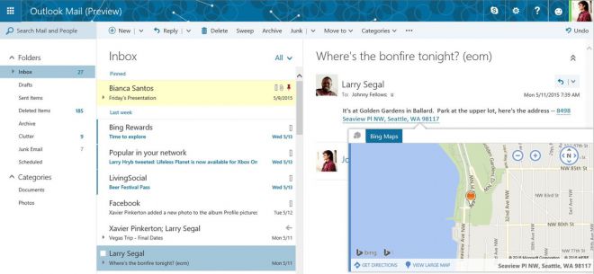 Outlook avrà presto una nuova interfaccia grafica utente