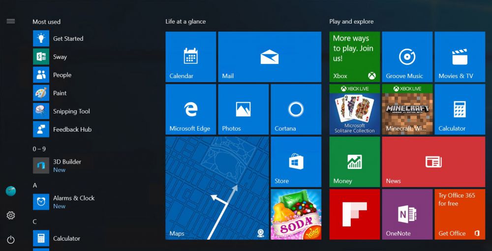 Windows 10 Anniversary update 1