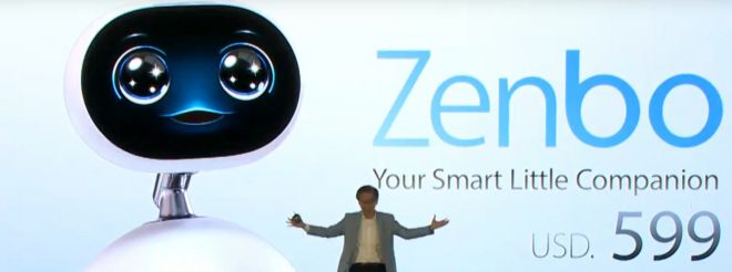 Asus Zenbo è il robot domestico che sfida Google Home