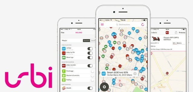 Urbi, arriva l’app unica per muoversi con facilità in Italia