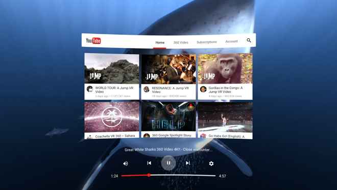 YouTube presenta la YouTube VR app, l’esperienza si fa sempre più immersiva