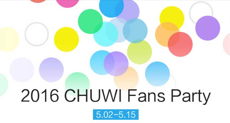 Anniversario Chuwi: in palio tablet Windows 10 gratis e sconti!
