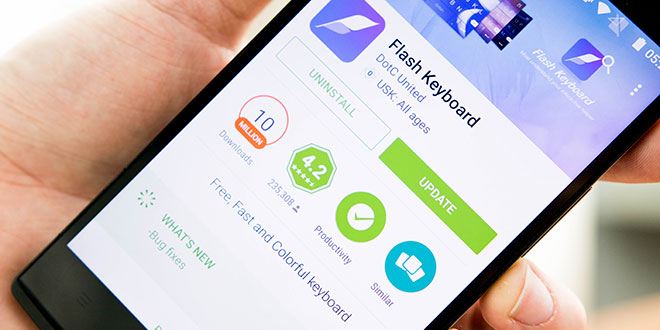 Flash Keyboard, occhio all’app Android che spia gli utenti