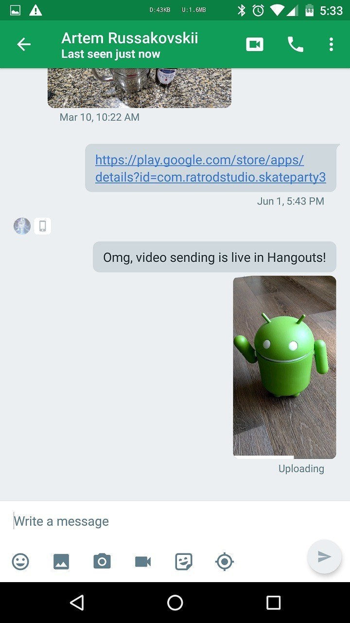 Hangouts Video