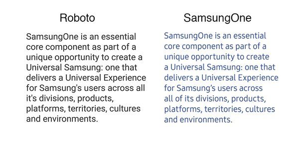 Samsung One font