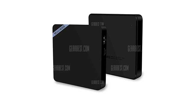 Gearbest coupon: Mini M8S II 4K Smart TV Box Amlogic S905X in offerta a 32€