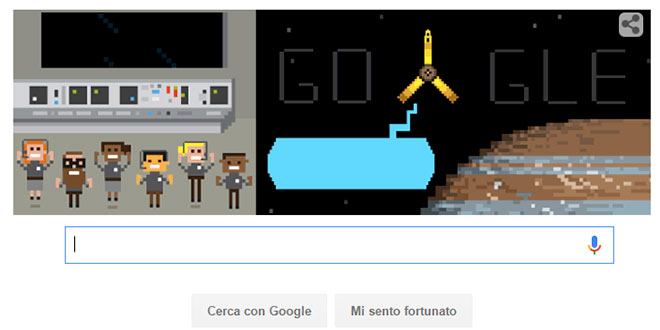Doodle Google sonda Juno