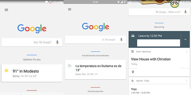 Google testa Dashboard, un nuovo tab di Google Now