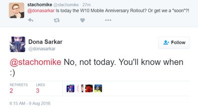 Windows 10 Mobile Anniversary Update