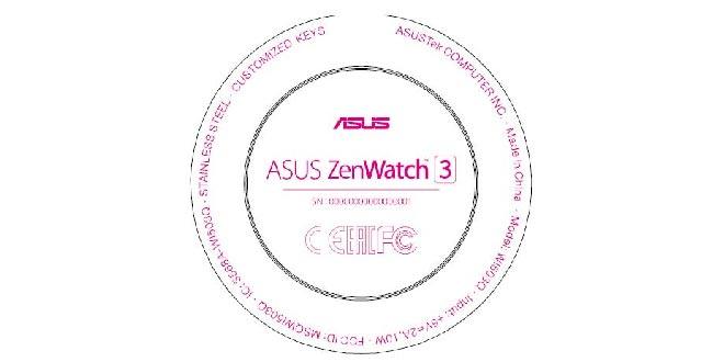 ASUS ZenWatch 3 avrà un display circolare: la conferma dalla FCC