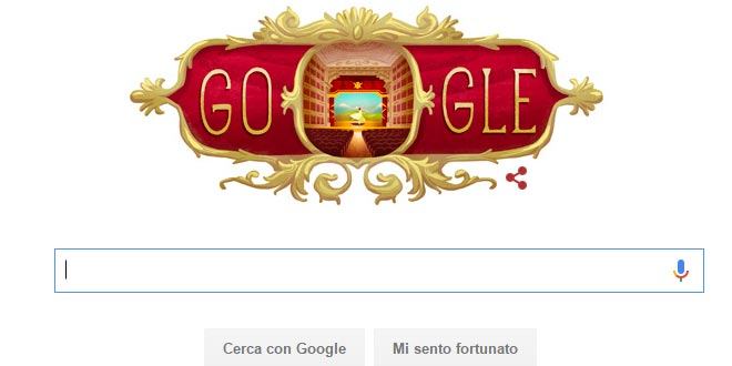 Doodle Google Teatro alla Scala