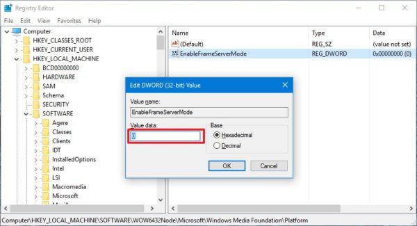 fix webcam windows 10 au