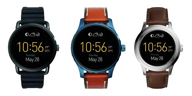Fossil, tre smartwatch Android Wear nel segno di eleganza e classe