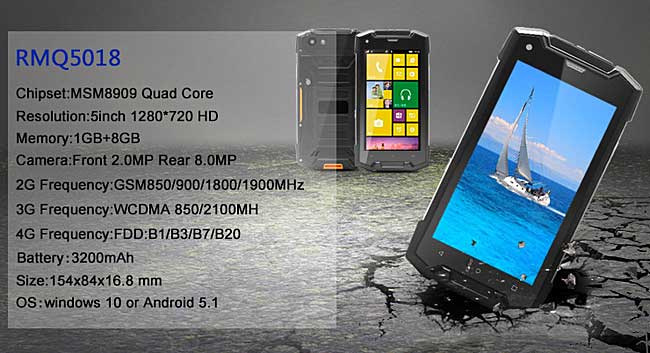 Windows 10 Mobile: ufficiale un nuovo smartphone rugged