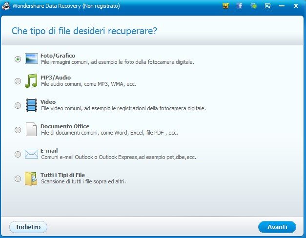 Wondershare data Recovery
