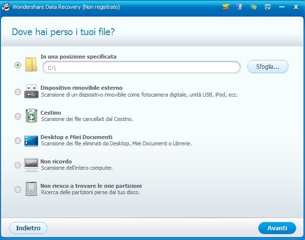 Wondershare data Recovery