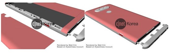 LG V20 immagini render