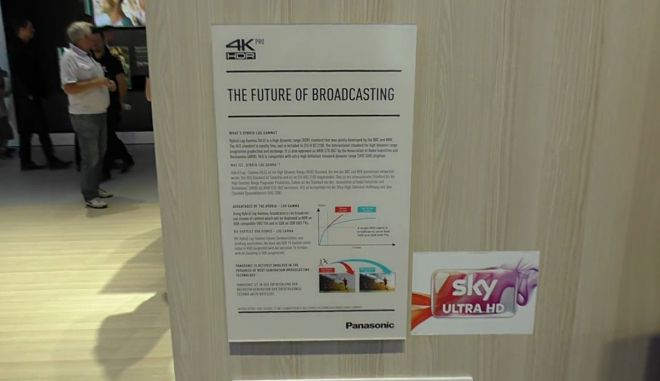 Sky e Panasonic TV mostrano le trasmissioni HDR con Hybrid Log-Gamma