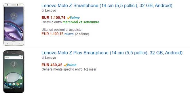 Lenovo Moto Z Amazon