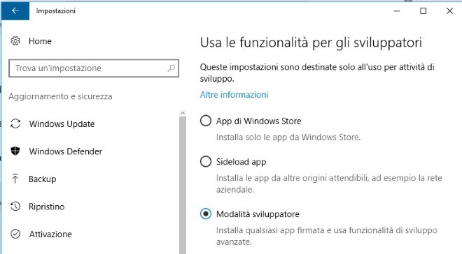 ubuntu su windows primo passo