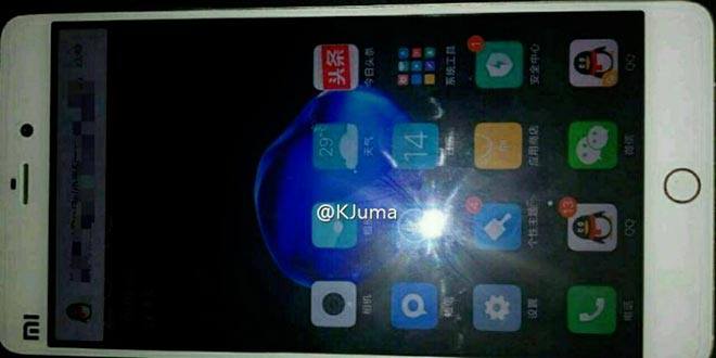 Xiaomi Mi 5S, ecco l’immagine dal vivo che svela la parte frontale