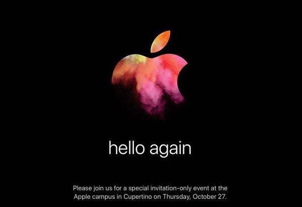 Apple conferma la presentazione dei nuovi Mac per il 27 ottobre